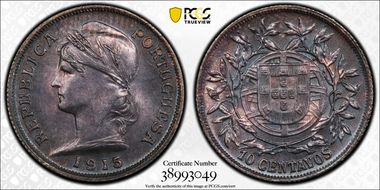 1915 10C Gomes-R.07.01 MS63