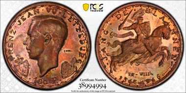 1946 P100 Fr KM-E56 Essai Cu SP63RB