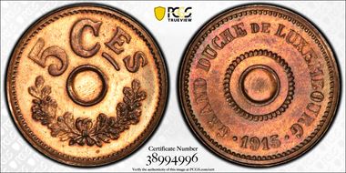1915 P5C Probst-L351-1 Cu (Essai) SP64RB