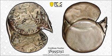 1946 50 Fr 600th Ann John the Blind KM-48  Ag MS64