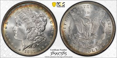 1887 $1 MS67