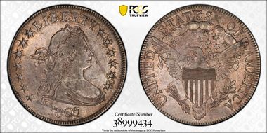 1807 50C Draped Bust XF45