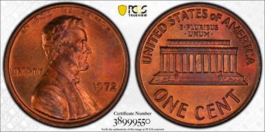 1972 1C DDO, FS-101 MS65RB