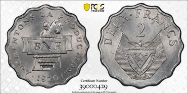 1970 2 Fr F.A.O. MS66