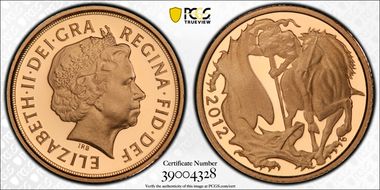 2012 1/4 Sov S-SA2 Jubilee PR70DCAM