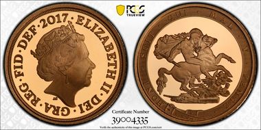 2017 1/4 Sov S-SA5 St. George PR70DCAM