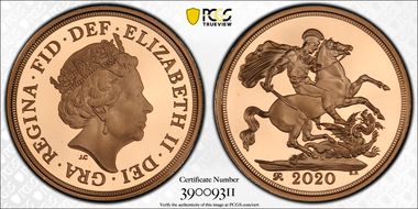 2020 Sov S-SC9H George III Privy PR70DCAM