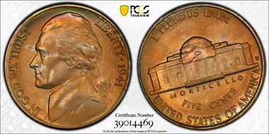 1941-D 5C MS65FS