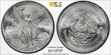 1982-Mo Onza Libertad Ag - DDO MS67