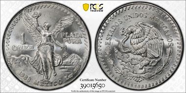 1988-Mo Onza Libertad Ag - DDO MS66