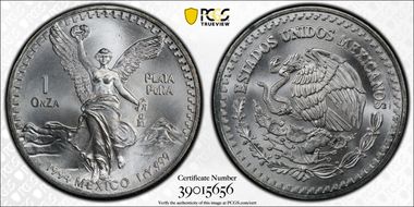 1994-Mo Onza Libertad Ag MS67