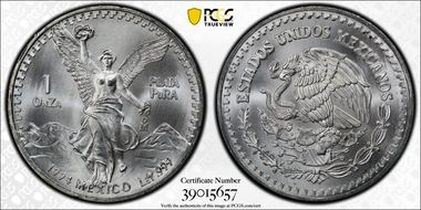 1994-Mo Onza Libertad Ag MS68