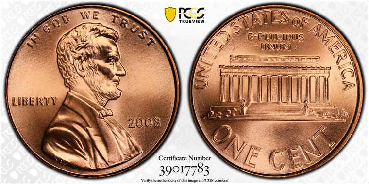 Cert 39017783 - Coin Image