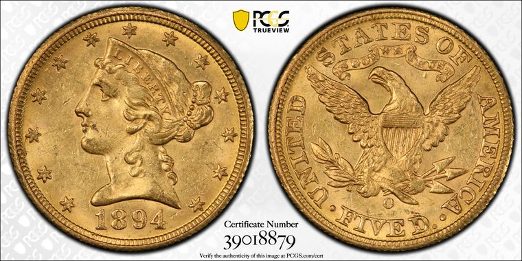 Cert 39018879 - Coin Image