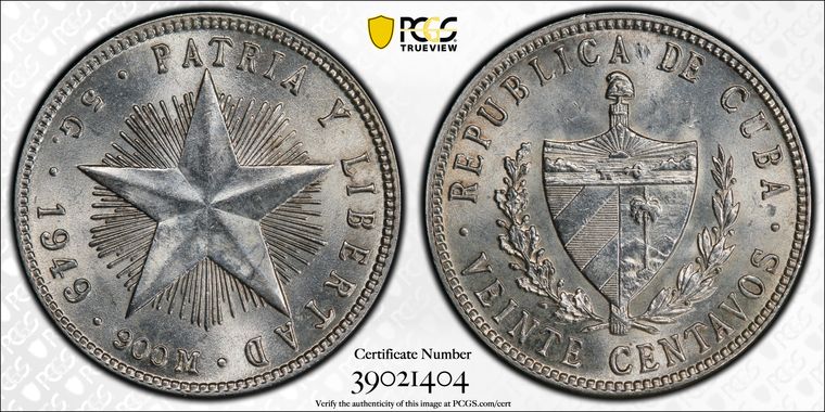 Cert 39021404 - Coin Image