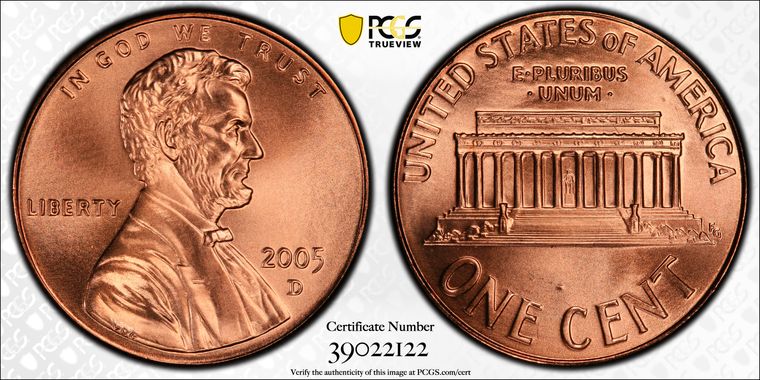 Cert 39022122 - Coin Image