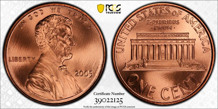 Cert 39022125 - Coin Image