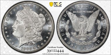 1883-CC $1 MS66PL