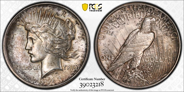 Cert 39023218 - Coin Image