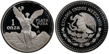 1986-Mo Onza Libertad Ag PR69DCAM