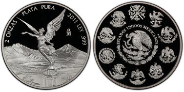 2011-Mo 2 Onza Libertad Ag PR69DCAM