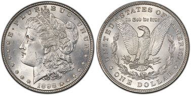 1898 $1 MS63