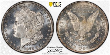 1878 7/8TF $1 VAM 34 MS65PL