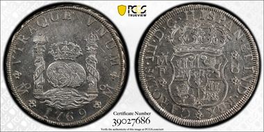 1769-Mo MF 8 R Yon-M8-69 Calico-1095 AU55