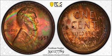 1952 1C MS65RB