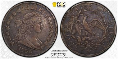 1796 50C 15 Stars VF35