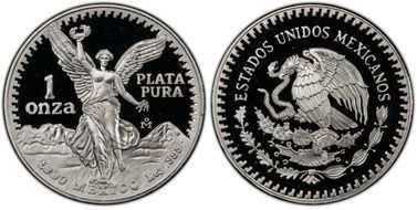 1990-Mo Onza Libertad Ag PR69DCAM