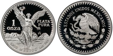 1990-Mo Onza Libertad Ag PR69DCAM