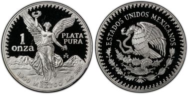 1990-Mo Onza Libertad Ag PR68DCAM