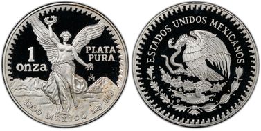 1990-Mo Onza Libertad Ag PR67DCAM