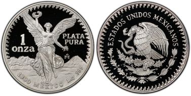 1990-Mo Onza Libertad Ag PR69DCAM