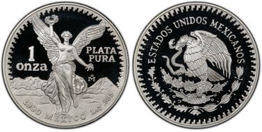 1990-Mo Onza Libertad Ag PR69DCAM