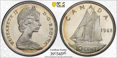 1968 10C Silver PL67