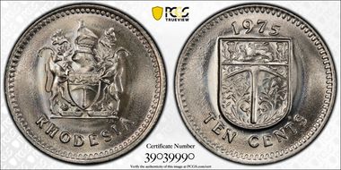1975 10C MS68