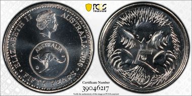 2016 5C 50 Yrs Decimal Currency MS69