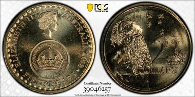 2018 $2 50 Yrs Decimal Currency 30th Ann. $2 Coin MS69