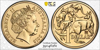 2018 $1 BICE Panda Privy MS69