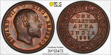 1905(C) P1/4 An SW-7.166C Original Bronze Pattern PR1BN