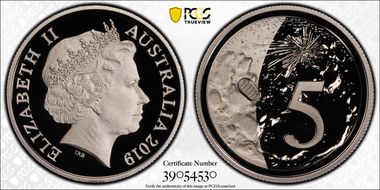 2019 5C 50th Ann. Moon Landing PR70DCAM