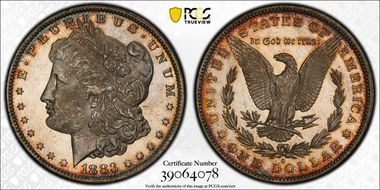 1883-O $1 MS64