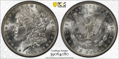 1884-O $1 MS63