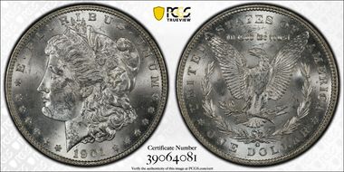 1901-O $1 MS62