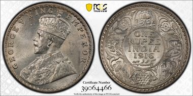 1916(B) Rupee SW-8.35 Prid-222 MS63