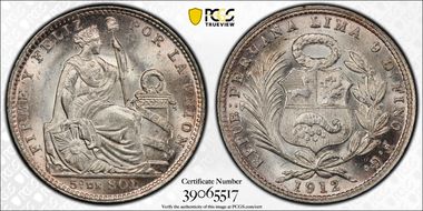 1912-FG 1/5 Sol MS64