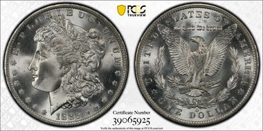 1885-O $1 MS67
