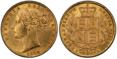 1878-S Sov S-3855 Shield MS62